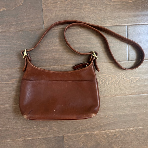 Brown Leather Shoulder Bag - Picture 9 of 12